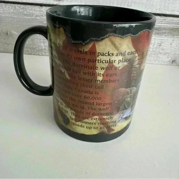 Grey Wolf Nature  Harrison Hot springs Mug - Picture 3 of 8